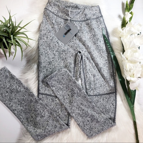 NWT Gymshark Fleur Texture Grey Leggings Charcoal - Picture 2 of 15